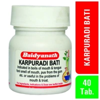 BAIDYANATH Karpooradi Bati - Baidyanath - 40Tablet