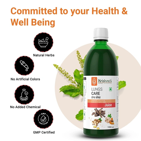 KRISHNA PHARMACY Lungs Care Juice  - Krishna'S - 1000ml