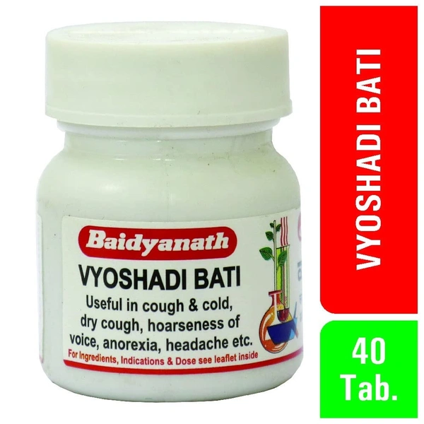 BAIDYANATH  Vyoshadi Bati - Baidyanath - 40Tablet