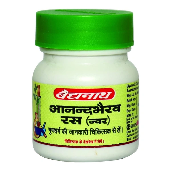 BAIDYANATH Anand Bhairaw Ras(Jwar) - Baidyanath - 80Tablet