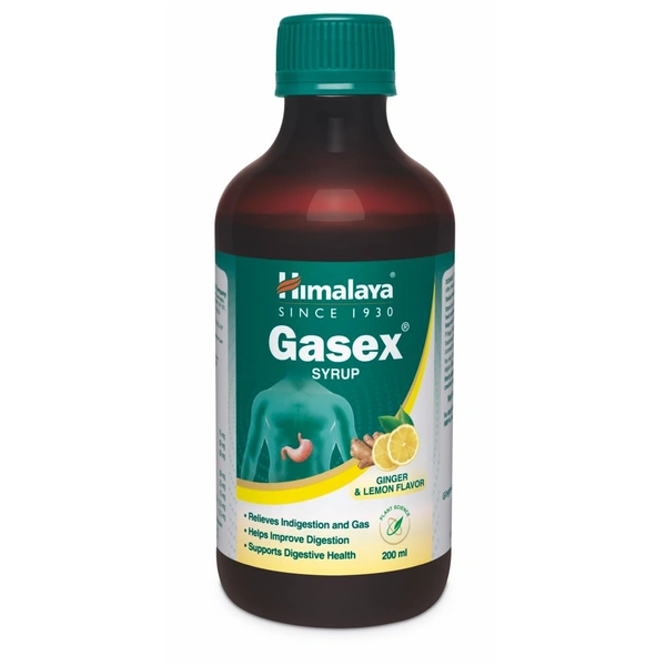 HIMALAYA DRUGS Gasex Syrup (Ging Lemo) - Himalaya - 200Ml