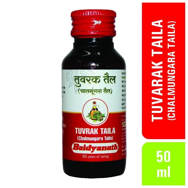 BAIDYANATH  Tuvrak Taila Chalmungara Taila - Baidyanath - 50Ml