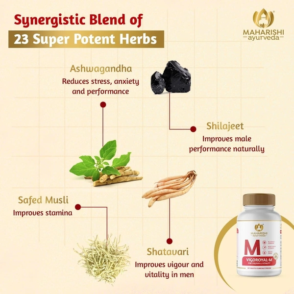 MAHARISHI AYURVEDA  Vigoroyal M Tablet - Maharishi - 10Tablets