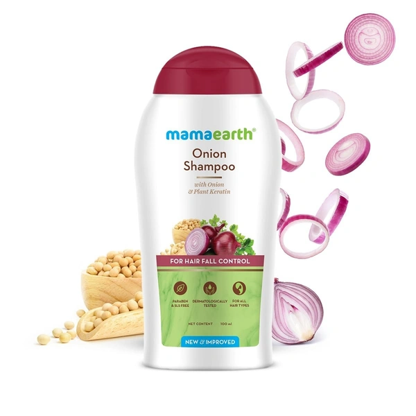 MAMA EARTH Onion Shampoo - Mama Earth - 100Ml