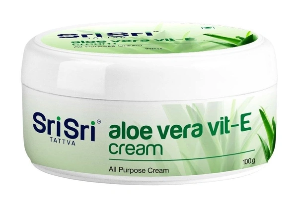SRI SRI AYURVEDA Aloe Vera Vit E Cream - Sri Sri - 100Gm