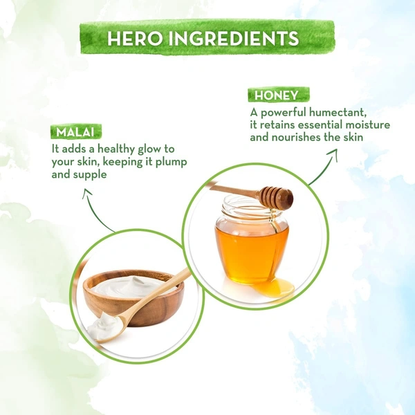 MAMA EARTH Honey Malai Nourishing Soap - Mama Earth - 125Gm