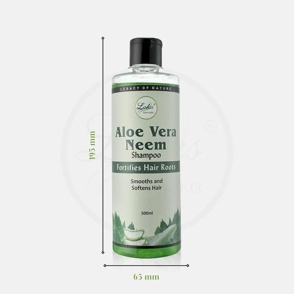 LALA DAWASAZ PVT LTD Aloevera Neem Shampoo - Lalas - 500ml