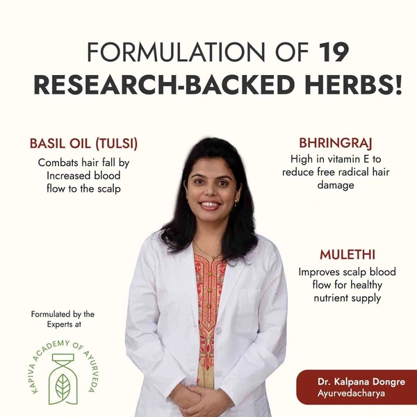 KAPIVA Tulsi Anti Hairfall Oil - Kapiva - 100ml