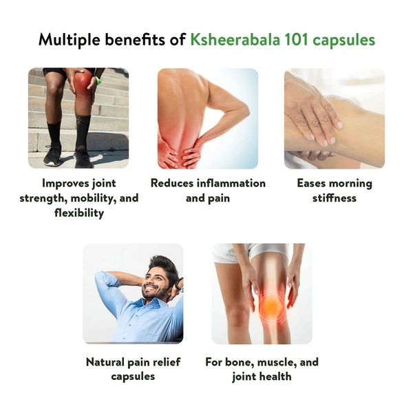  Kerala Ayurveda Ksheerabala 101 Avarti Capsules  - Kerala  - 100Capsules