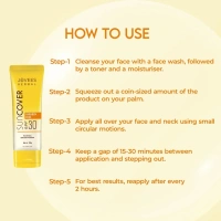 JOVEES HERBAL CARE Sandalwood Natural Sun Cover SPF 30 - Jovees - 100g