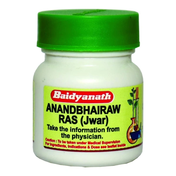 BAIDYANATH Anand Bhairaw Ras(Jwar) - Baidyanath - 80Tablet