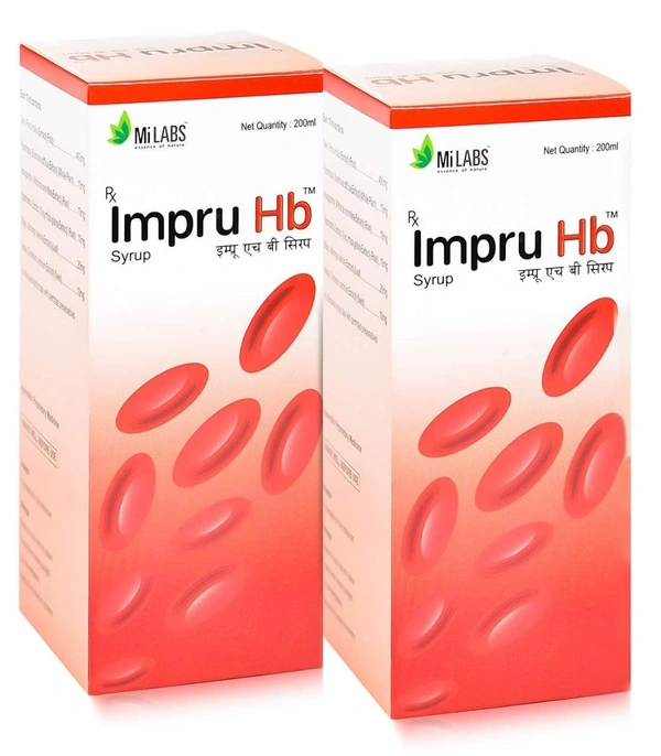 MILAB PVT LTD Impru Hb Syrup - Mi - 200Ml