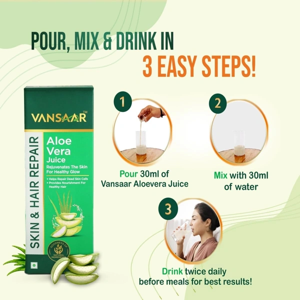 Vansaar Aloevera Juice - Vansaar - 1L