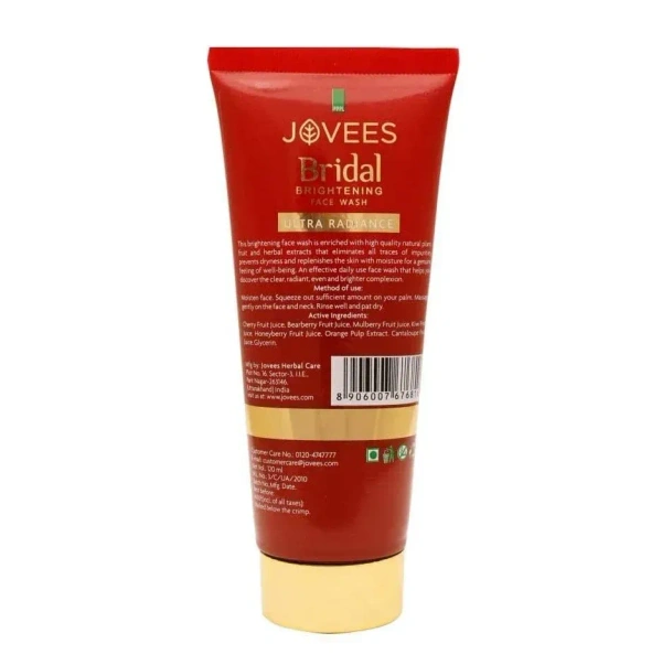 JOVEES HERBAL CARE Bridal Brightening Face Wash - Jovees - 120ml