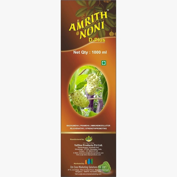 MS.VAL YOU PRODUCTS Amrith Noni D-Plus (Diabetic) - Ms. Val You Products - 1L