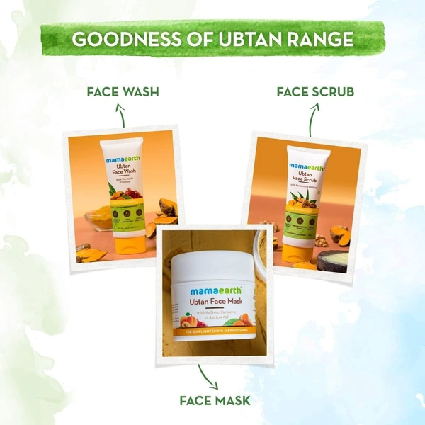 MAMA EARTH Ubtan Facial Kit - Mama Earth - 60g