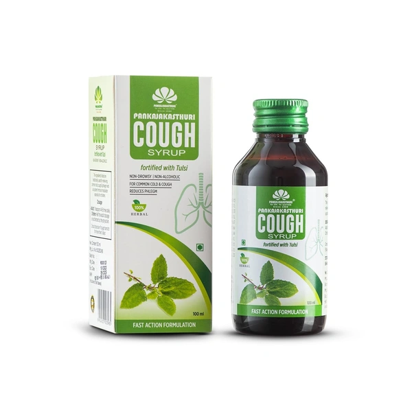 PANKAJA KASTHURI HERBALS Cough Syrup Tulsi - Pankaja - 100ml