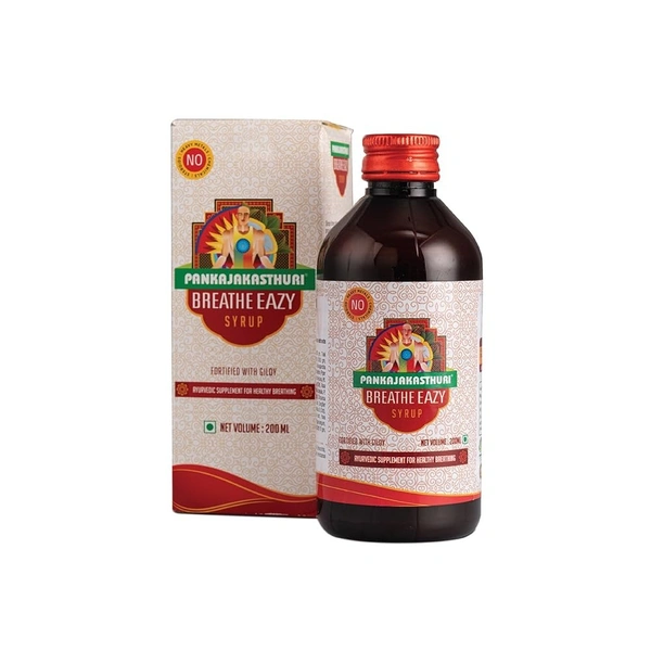 PANKAJA KASTHURI HERBALS Breathe Eazy Syrup - Pankaja - 200ml