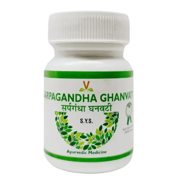 UNJHA Sarpagandha Ghan Vati - Unjha - 80 Tablets