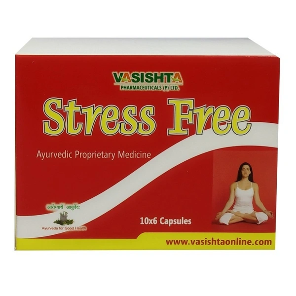 VASISHTA PHARMA Stress Free Capsule - Vasishta - 10 Capsules