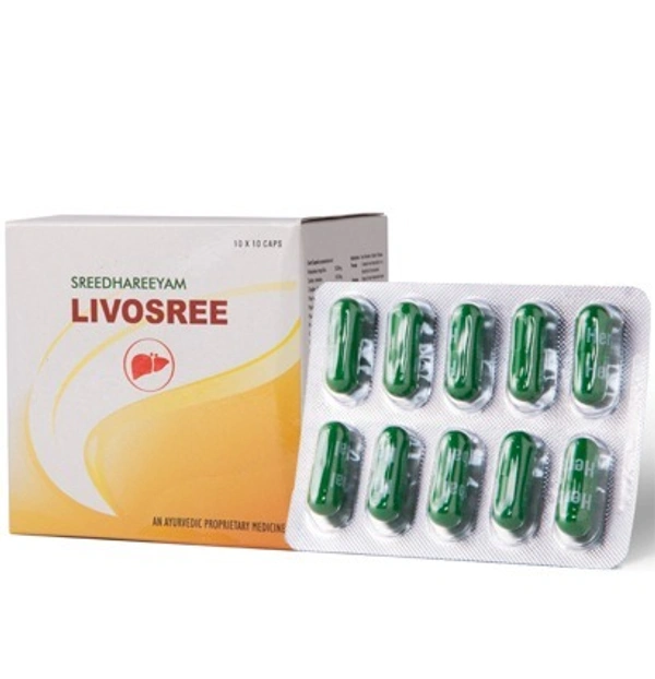 SREEDHAREEYAM Livosree Capsules - Sreedhareeyam - 100 Capsules