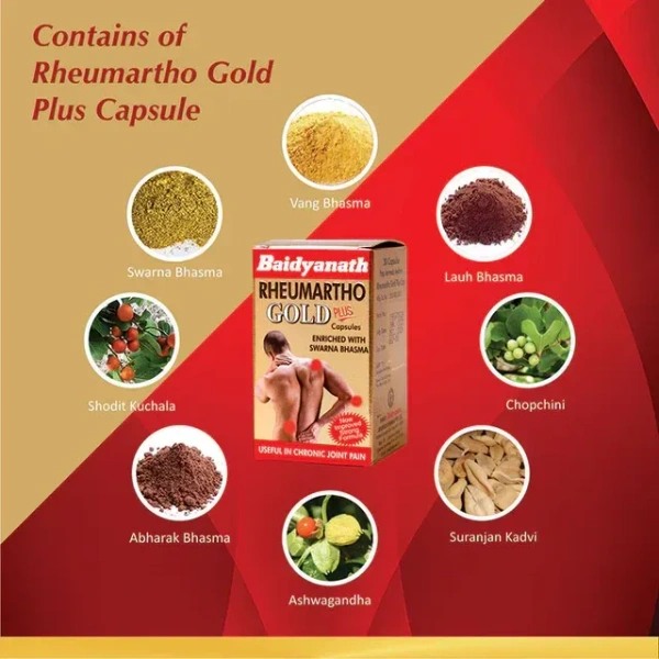 BAIDYANATH  Rheumartho Capsule(Gold) - Baidyanath - 30Capsule