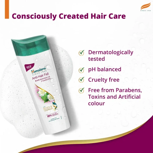 HIMALAYA DRUGS Anti-Hair Fall Bhringaraja Shampoo - Himalaya - 80Ml
