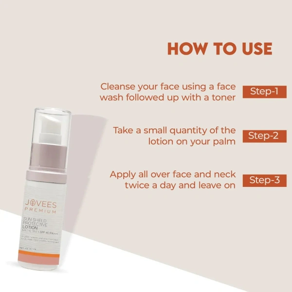 JOVEES HERBAL CARE Premium Sun Shield Protective Lotion SPF 40 - Jovees - 50ml
