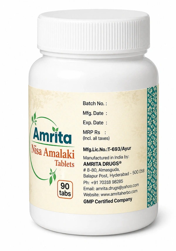 Amrita Nisa Amalaki Tablets Ayurvedic - 90 Tab
