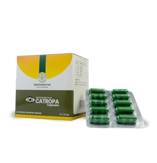 SREEDHAREEYAM Catropa Capsules - Sreedhareeyam - 100 Capsules