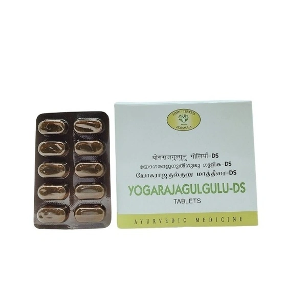 AVN AYURVEDA FORMULA Yogaraja Gulgulu Ds Tablet - Avn Ayurveda - 100Tablet