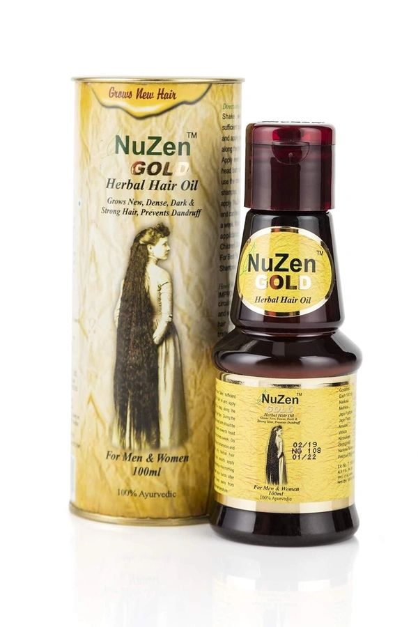 NUZEN HERBAL PVT LTD Nuzen Gold Hair Oil - Nuzen  - 100Ml