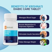 KRISHNA PHARMACY Diabic Care Tablets - Krishna'S - 80 Tablet