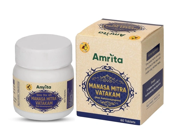 AMRITA DRUGS  Manasa mithra Vatkam - Amrita - 60 Tablet