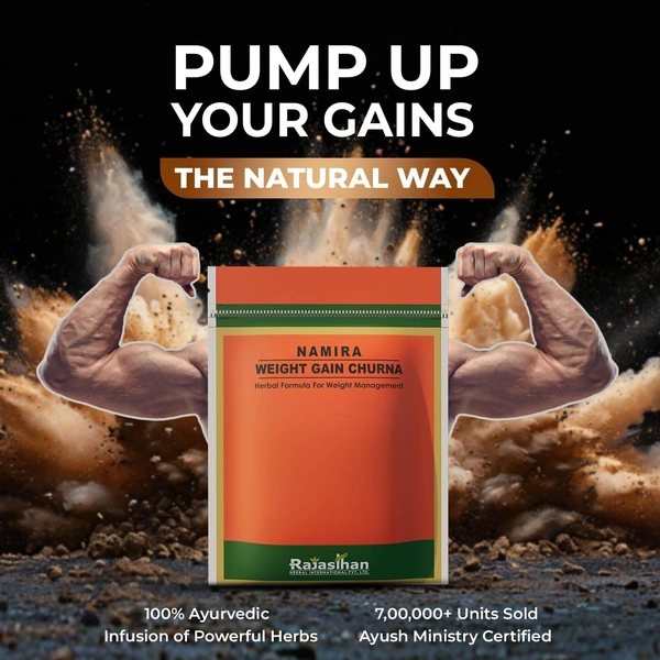 RAJASTHAN HERBALS  Namira Weight Gain Churna - Rajasthan - 120gm