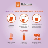 KRISHNA PHARMACY Giloy Tulsi Ras - Krishna - 500ml