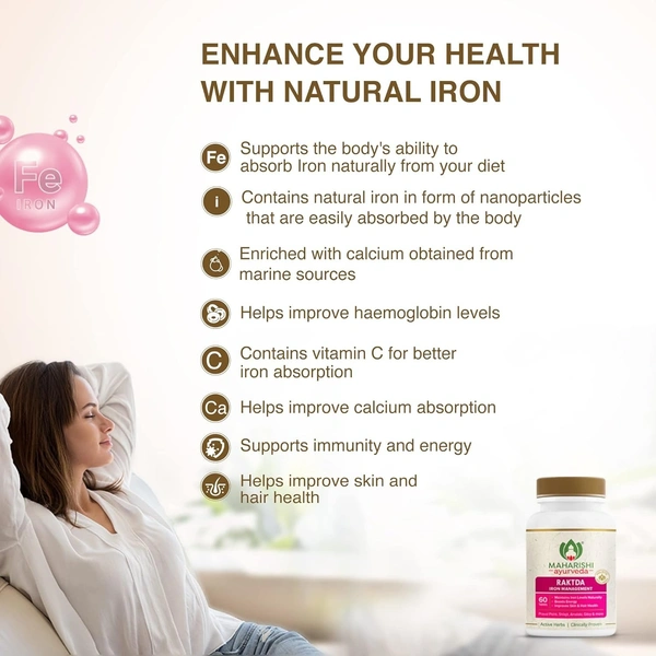 MAHARISHI AYURVEDA  Raktda Tablet - Maharishi - 60Tablets
