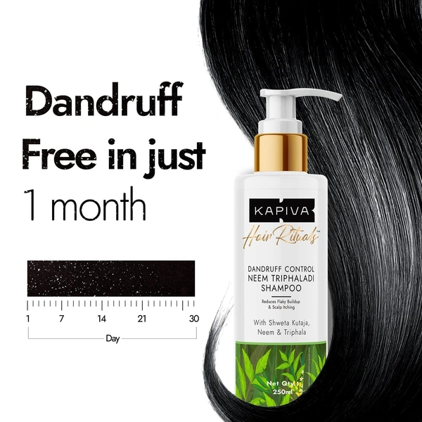 KAPIVA Neem Triphaladi Shampoo (Dandruff Control) - Kapiva - 250ml