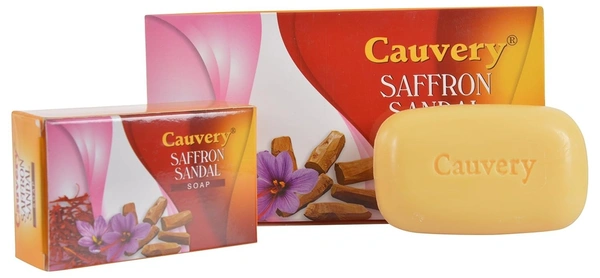 QUALITY SOAP INDUSTR Cauvery Saffron Sandal Soap Combo - Quality - 