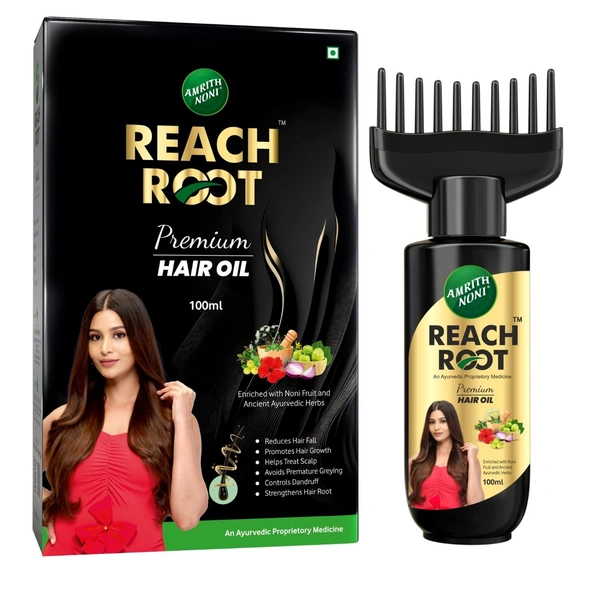 MS.VAL YOU PRODUCTS Amrith Noni Reach Root Premium Hair Oil - Ms Val You Product - 100Ml