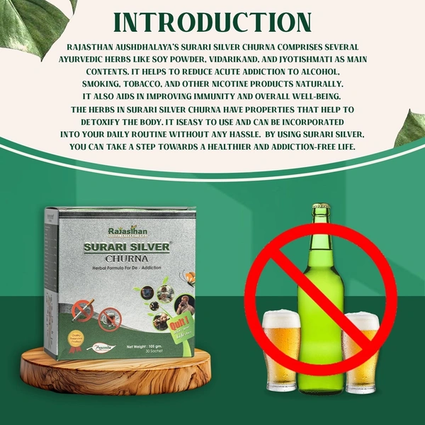 RAJASTHAN HERBALS  Surari Silver Churna - Rajasthan - 45gm
