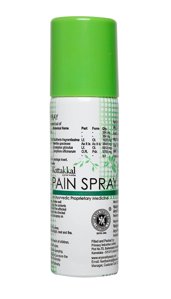 KOTTAKKAL  Pain Spray - Kottakkal - 60ml