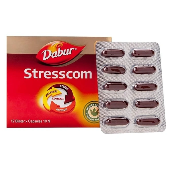 DABUR INDIA LIMITED Stresscom Capsulr - Dabur  - 10Capsule
