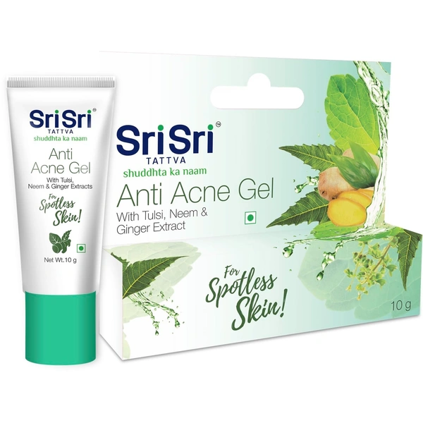 SRI SRI AYURVEDA Anti Acne Gel - Sri Sri - 10Gm