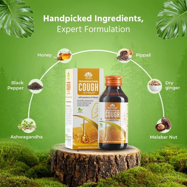 PANKAJA KASTHURI HERBALS Cough Syrup Honey - Pankaja - 100ml