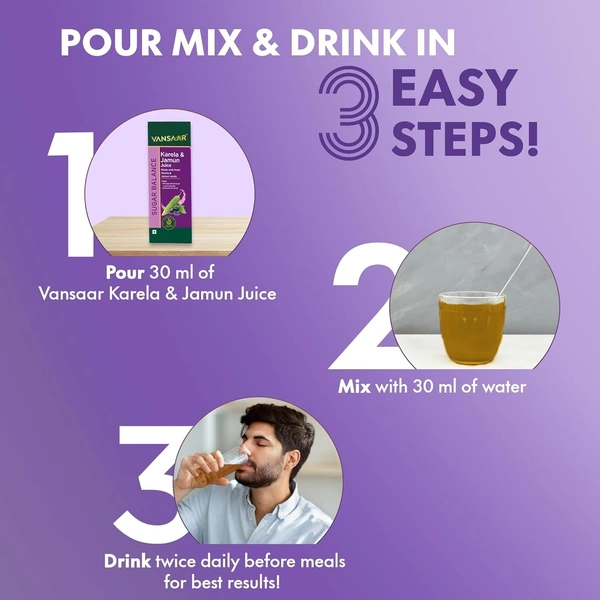 Vansaar Karela & Jamun Juice - Vansaar - 1L