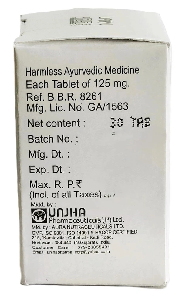 UNJHA Sutshekar Ras (Gold) - Unjha - 30 Tablets