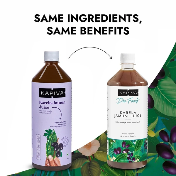 KAPIVA Karela Jamun Juice -  Kapiva - 1l