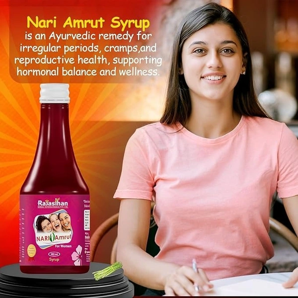 RAJASTHAN HERBALS  Nari Amrut Syrup - Rajasthan - 180ml