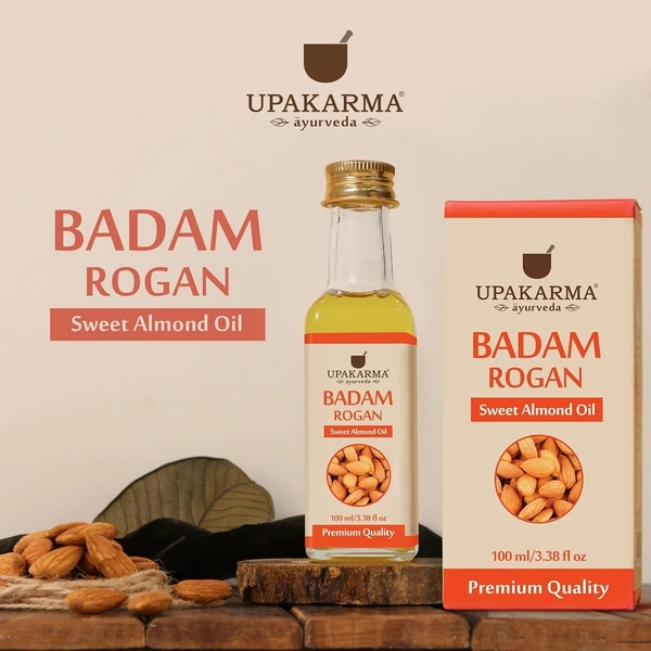 MANKIND PHARMA Ayurveda Badam Rogan Sweet Almond Oil - Upakarma  - 100ml
